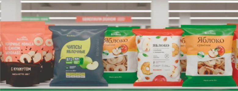 СТМ-снеки ВкусВилл на полке